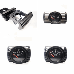BMW E30 Vent Grille Kit – 1x Cupholder + 3x Gauge Pods (Full Dash Upgrade Set)